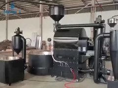 60 kg industrieller Kaffeebohnenroaster, von der Fütterung bis zum Rösten, mit einem Klick fertiggestellt