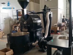 30 kg schwarzer Kaffeeröstemaschine, PLC-Touch-Bildschirm mit einer Taste