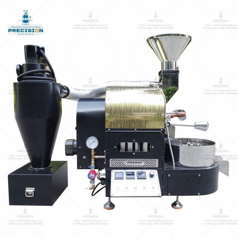 Kaffeeroaster aus Gusseisen 10 kg 12 kg 15 kg Großtrommel aus Edelstahl Kaffeeroaster für den gewerblichen Gebrauch
