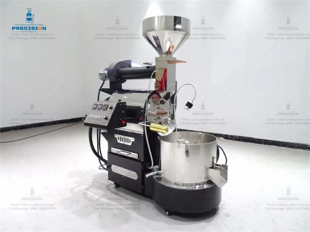 Elektrische Trommelkaffeeroaster Kaffeeroaster aus Edelstahl mit CE-Zertifizierung