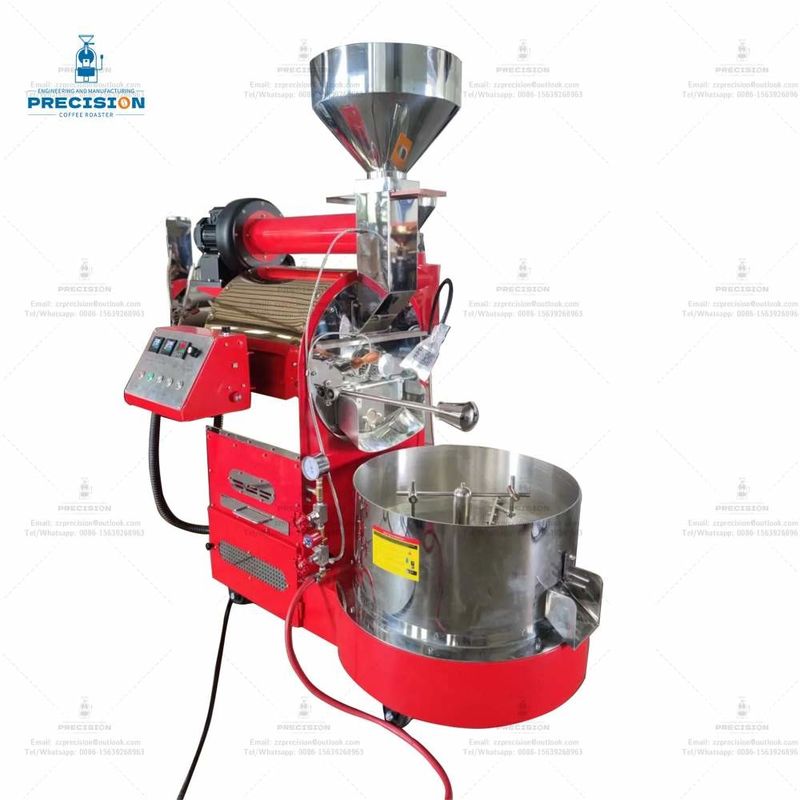 Multifunktionaler Kaffeeroaster 12kg 15kg Luft Kakaobohnenroaster Maschine Großformat-Gewerberoaster