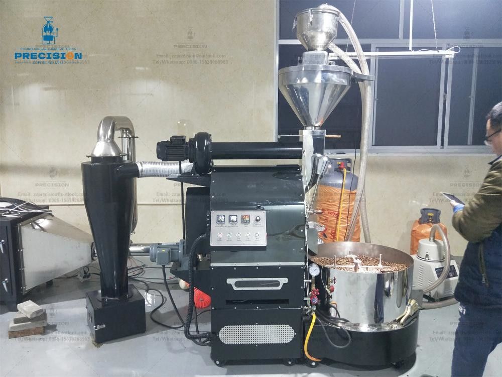 Industrielle Kolumbien Kaffeebohnen Röster Kaffeebohnen Bio-Bäckerei Maschine Kaffee geröstete Bohnen Produktionsmaschine