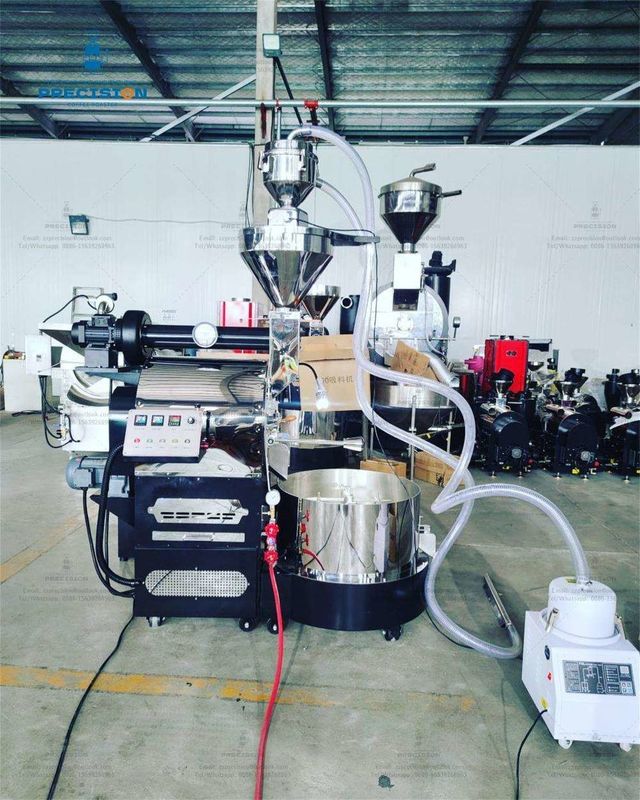 Guter Preis 2024 Neue Plc Gas Elektrische Kaffeeroaster 6kg 12kg 15kg Kaffeeroaster