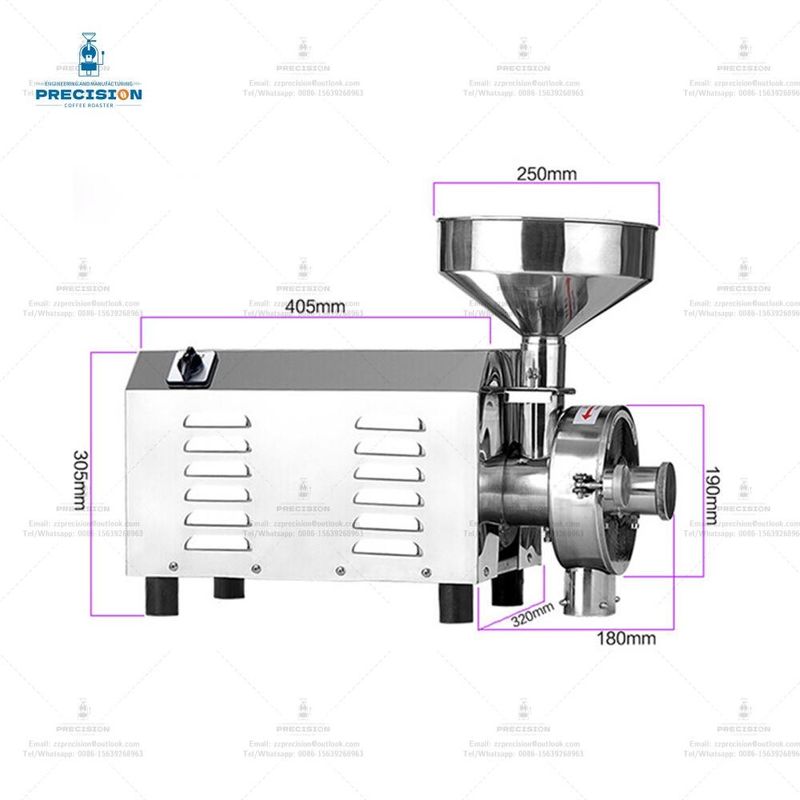 Elektrische Kaffeeroaster und Schleifmaschine 30-50 kg/h Nussroaster Maschine für zu Hause
