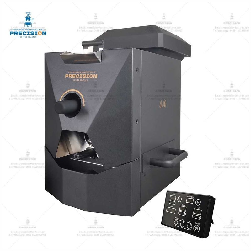 220V 2000W Schwarz-Weiß-Bohnen-Röstemaschine für Heimkaffee-Röstmaschine mit vollem Heißluftbacken