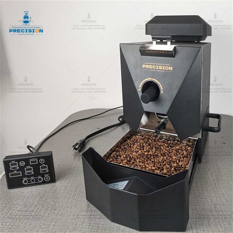 220V 2000W Schwarz-Weiß-Bohnen-Röstemaschine für Heimkaffee-Röstmaschine mit vollem Heißluftbacken