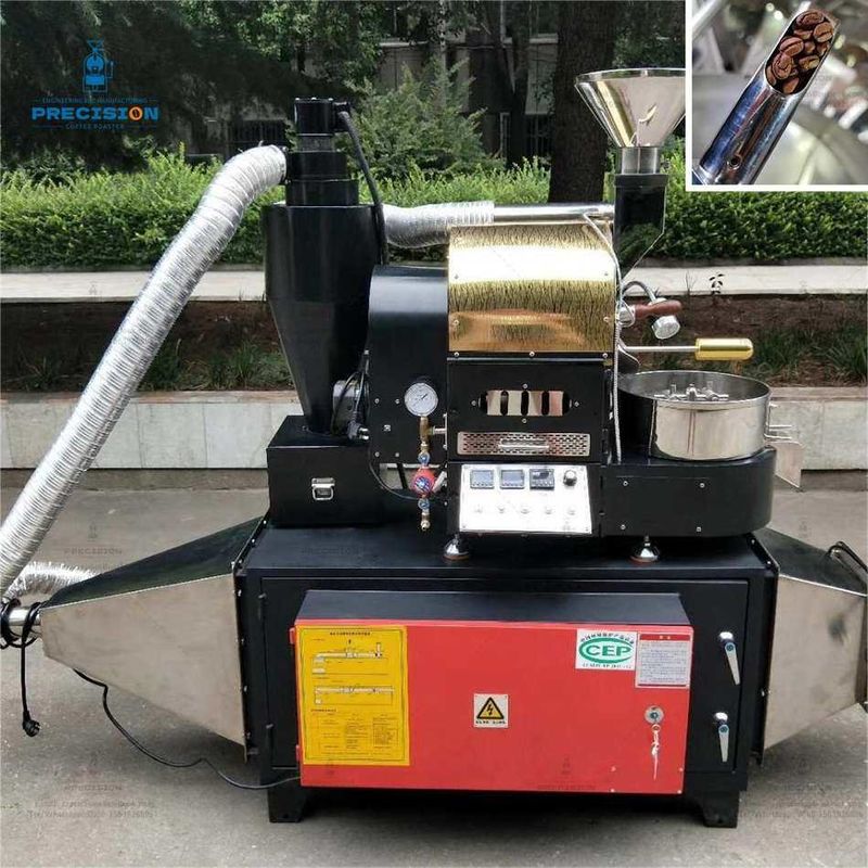 Gasroaster 200-2500g/Batch Kaffeebohnenroaster mit 1-2 Minuten Abkühlzeit