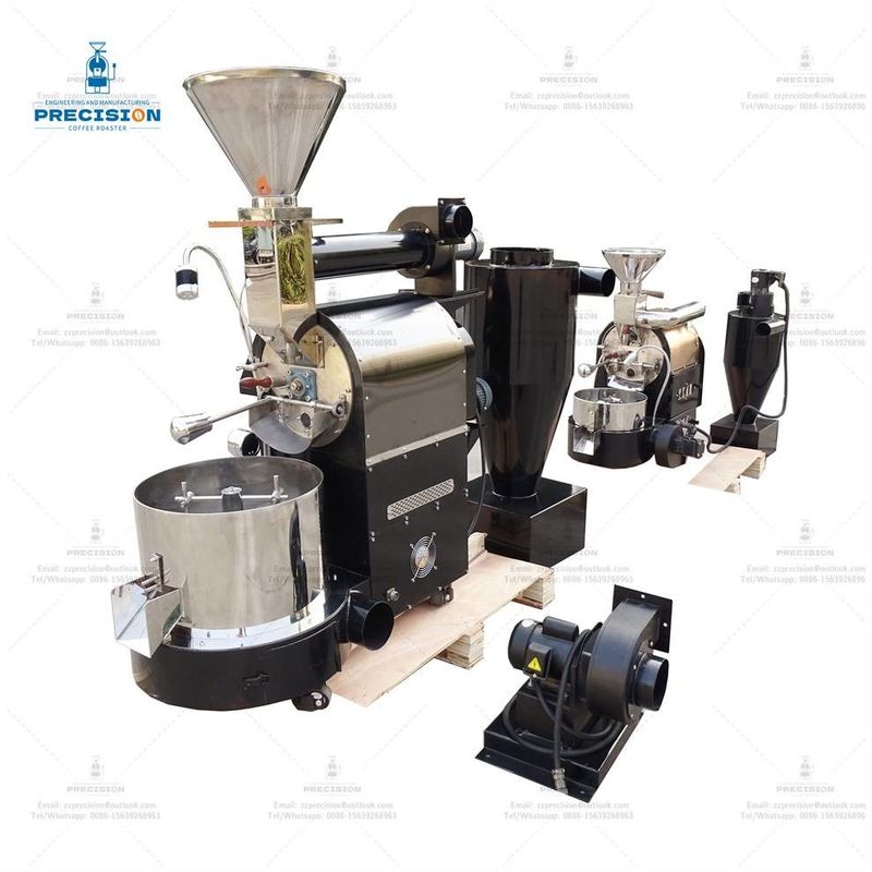 3 kg kommerzieller Kaffeeröster mit 316 Edelstahltrommeln 200-3500 g pro Charge