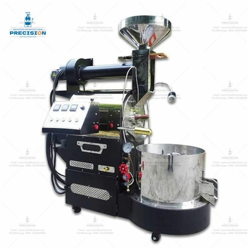 3 kg kommerzieller Kaffeeröster mit 316 Edelstahltrommeln 200-3500 g pro Charge