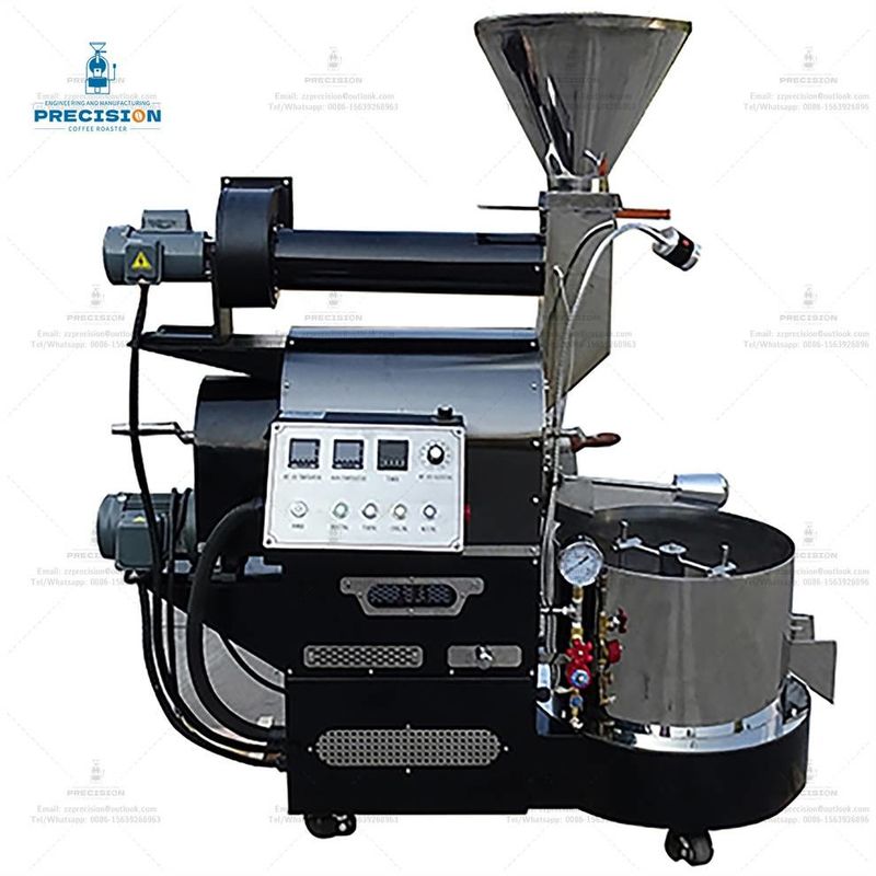 200w 3kg Kaffeeroaster mit Wärmebeständiger Doppelschicht 316 Lebensmittelqualität Edelstahl Trommel