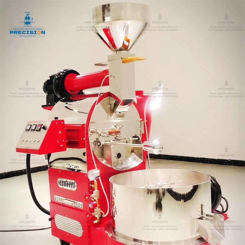 Handelsgewerbliche Industrie-Multi-Brenner 5Kg 15Kg 20Kg Gas-Elektro-Handwerker-Kaffeebohnen-Röstmaschine
