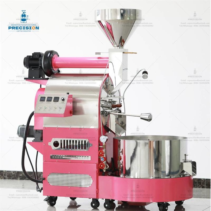 Doppelschicht Edelstahl Trommelnuss 5Kg 10Kg 15Kg Mehrfachbrenner-Röstmaschine Kaffeebohnen-Röstmaschine