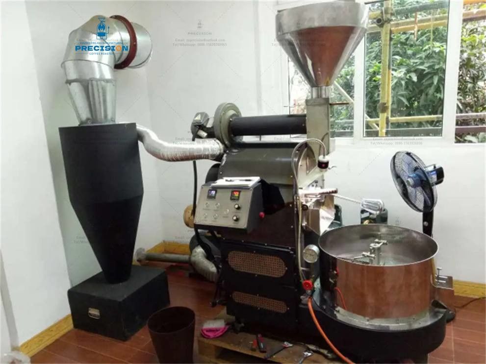 Handelsindustrie Automatische 20Kg 30Kg 60Kg Multi-Brenner Infrarot Gas Elektrische Kaffeekaffeine Kaffeebohnenbrenner