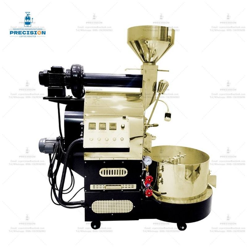 Doppelschicht Edelstahltrommel Elektrische Probe Kaffeemühle 2Kg 3Kg 6Kg Gasbohnenmaschine Kaffeeroaster