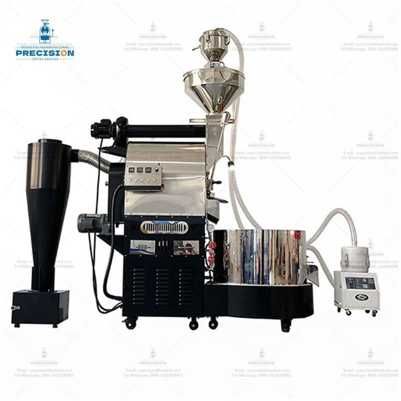 Doppelschicht Edelstahltrommel Elektrische Probe Kaffeemühle 2Kg 3Kg 6Kg Gasbohnenmaschine Kaffeeroaster